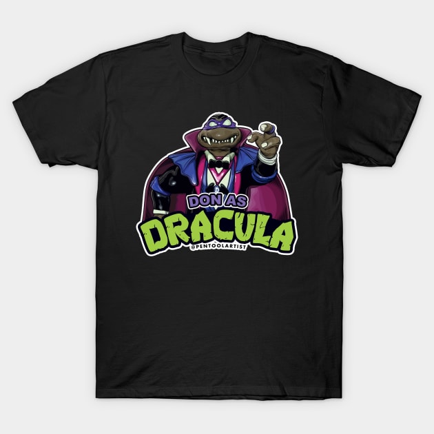 Don as Dracula T-Shirt by pentoolarts